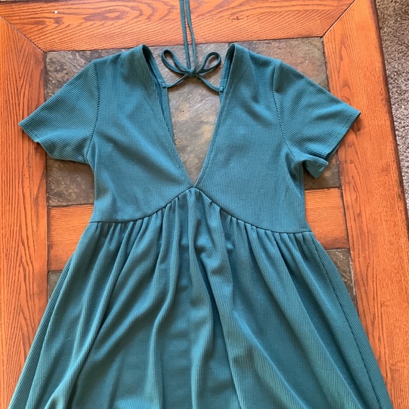 Adorable Teal Babydoll Dress - Small - Picture 2 of 5